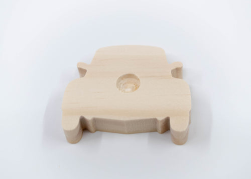 Small Car Wooden Magnets - Set of 4