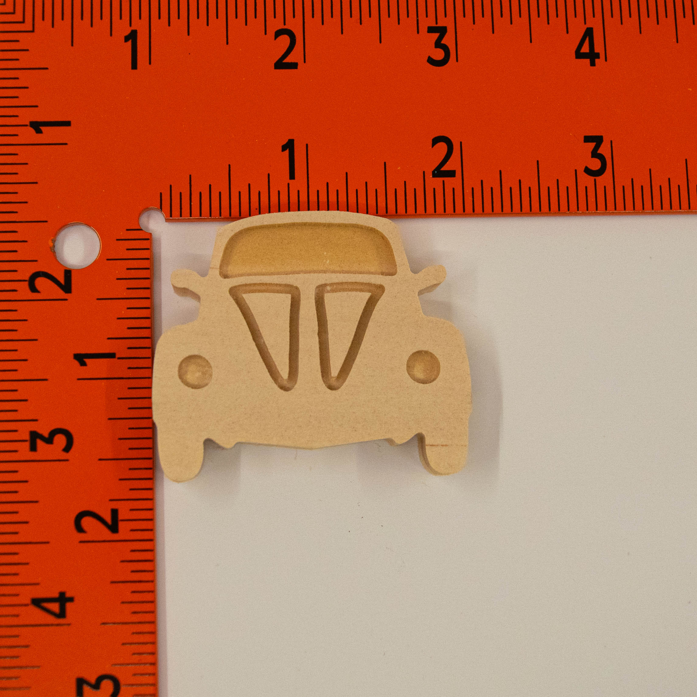 Small Car Wooden Magnets - Set of 4